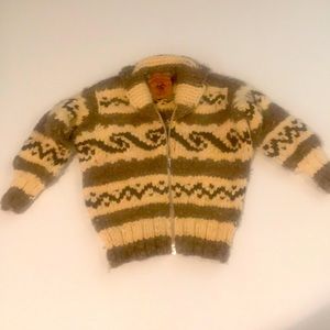 Authentic Cowichan Sweater- DAMAGED